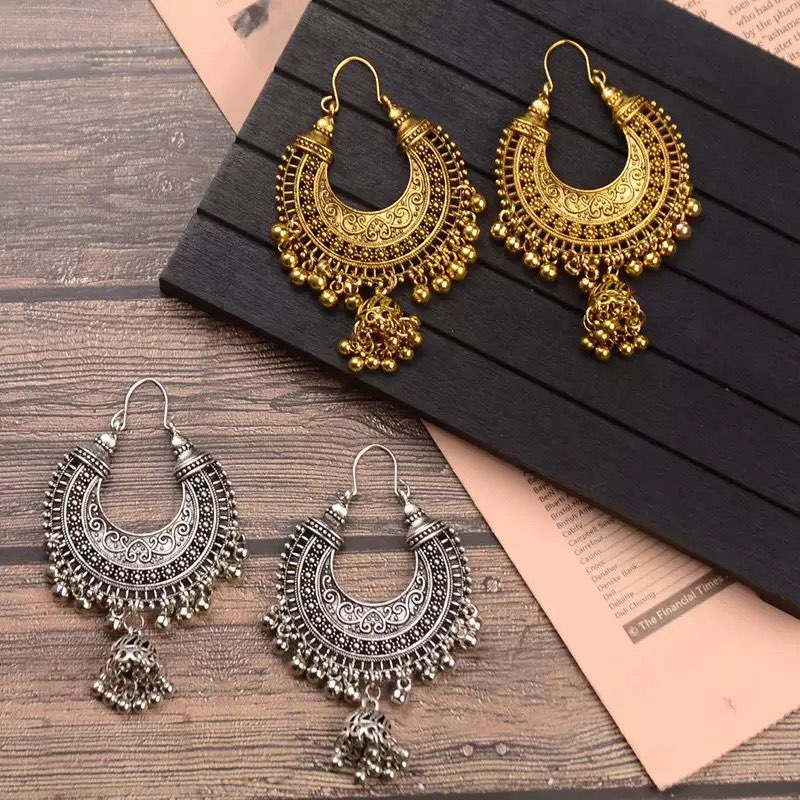 2 Pair Boho Indian Style Tassel Drop Earring 005