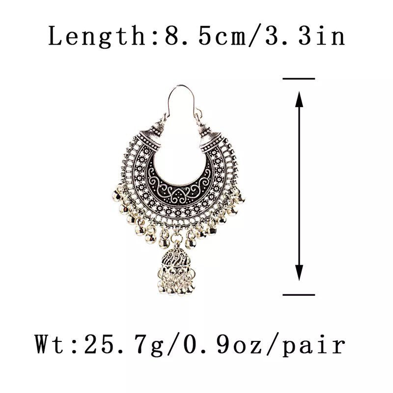 2 Pair Boho Indian Style Tassel Drop Earring 005